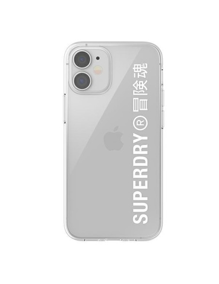 SuperDry Snap dėklas iPhone 12 mini - baltas SuperDry Snap dėklas iPhone 12 mini - baltas