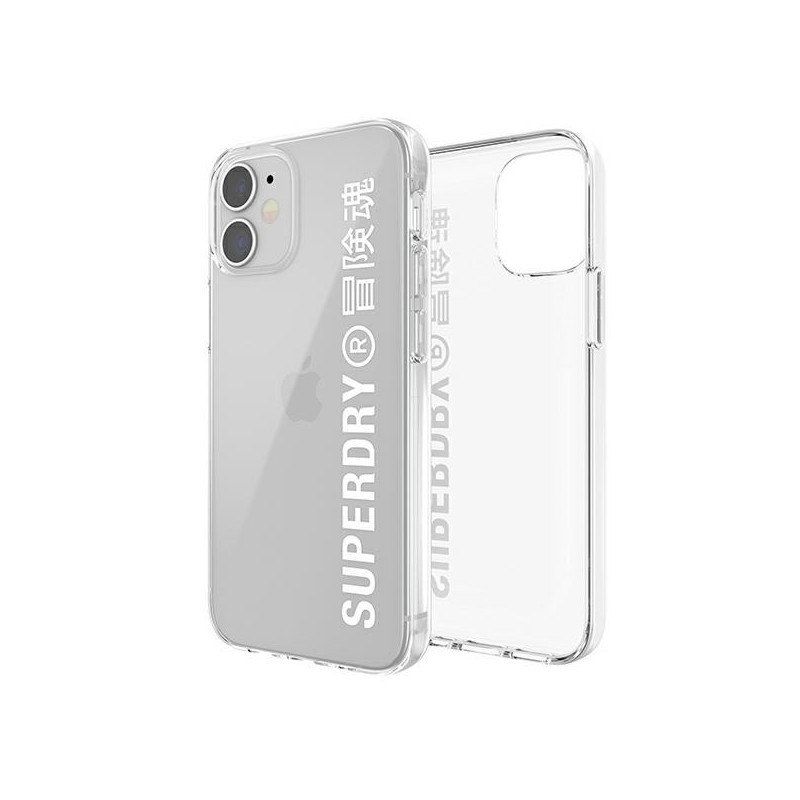 SuperDry Snap dėklas iPhone 12 mini - baltas