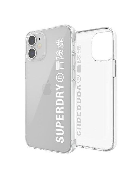 SuperDry Snap dėklas iPhone 12 mini - baltas SuperDry Snap dėklas iPhone 12 mini - baltas