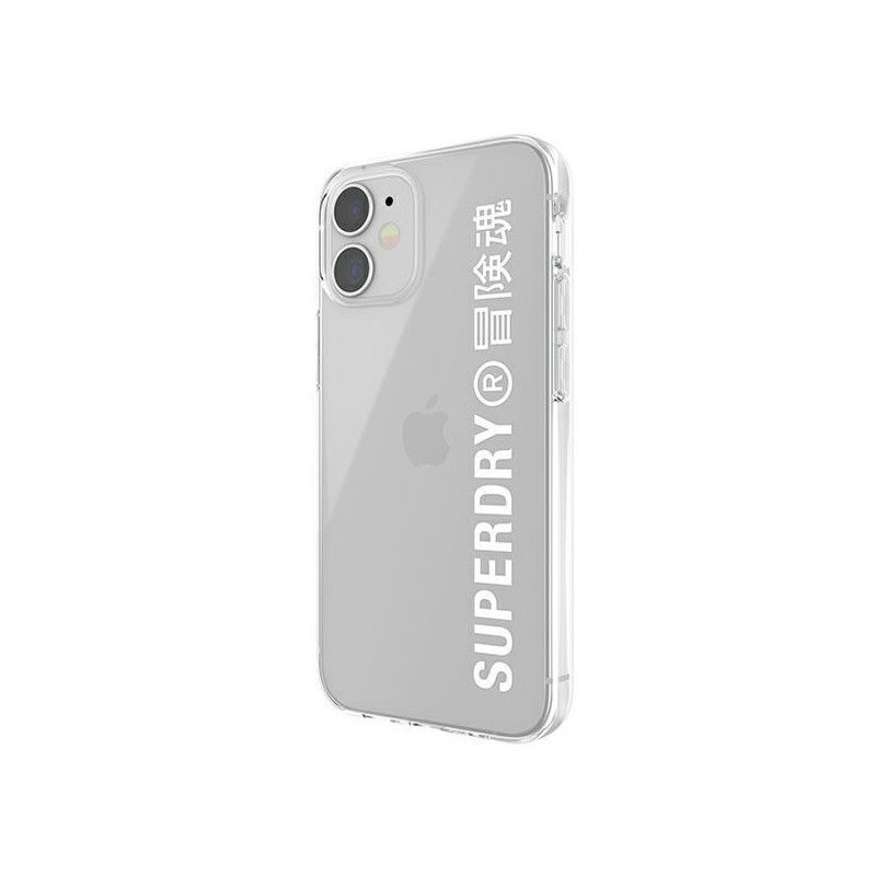 SuperDry Snap dėklas iPhone 12 mini - baltas