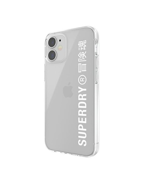 SuperDry Snap dėklas iPhone 12 mini - baltas SuperDry Snap dėklas iPhone 12 mini - baltas