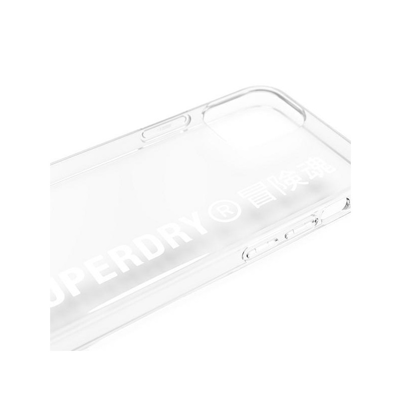 SuperDry Snap dėklas iPhone 12 mini - baltas