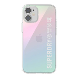 SuperDry Snap dėklas iPhone 12 mini - vaivorykštis