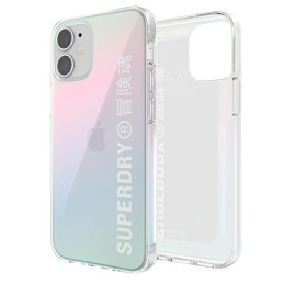 SuperDry Snap dėklas iPhone 12 mini - vaivorykštis