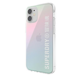 SuperDry Snap dėklas iPhone 12 mini - vaivorykštis