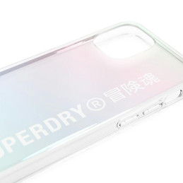 SuperDry Snap dėklas iPhone 12 mini - vaivorykštis