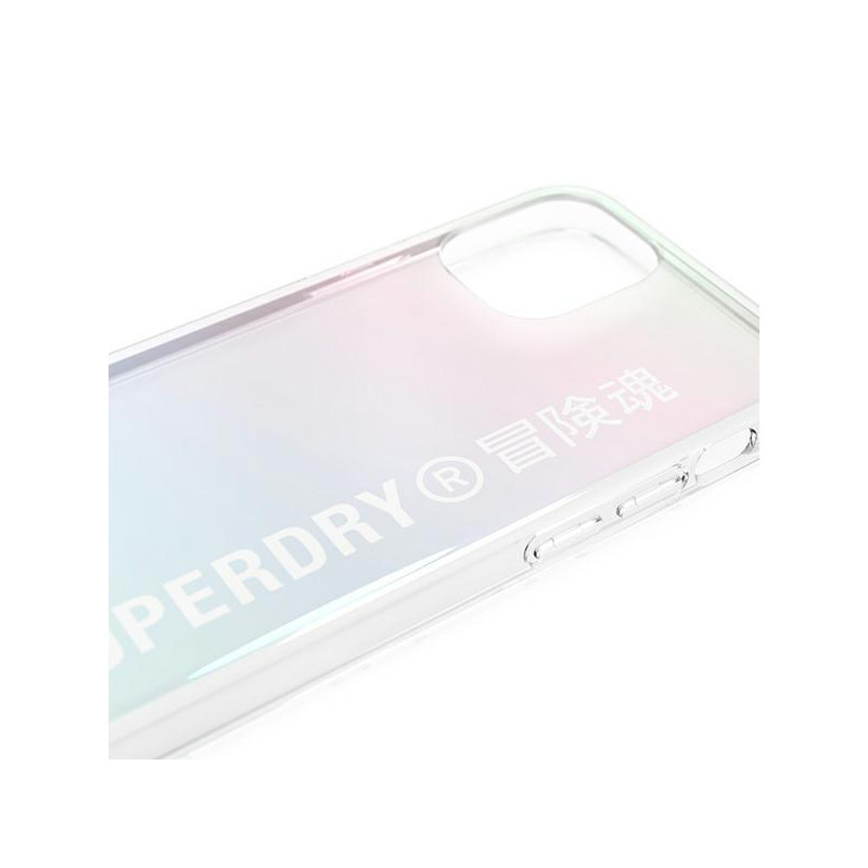 SuperDry Snap dėklas iPhone 12 mini - vaivorykštis