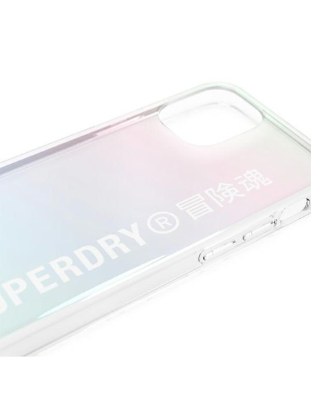SuperDry Snap dėklas iPhone 12 mini - vaivorykštis