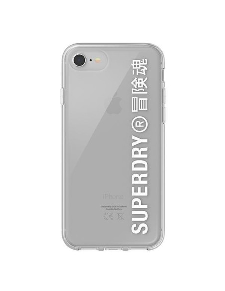 SuperDry Snap dėklas, skirtas iPhone 6 / 6S / 7 / 8 / SE 2020 / SE 2022 - baltas SuperDry Snap dėklas, skirtas iPhone 6 / 6S / 7 / 8 / SE 2020 / SE 2022 - baltas