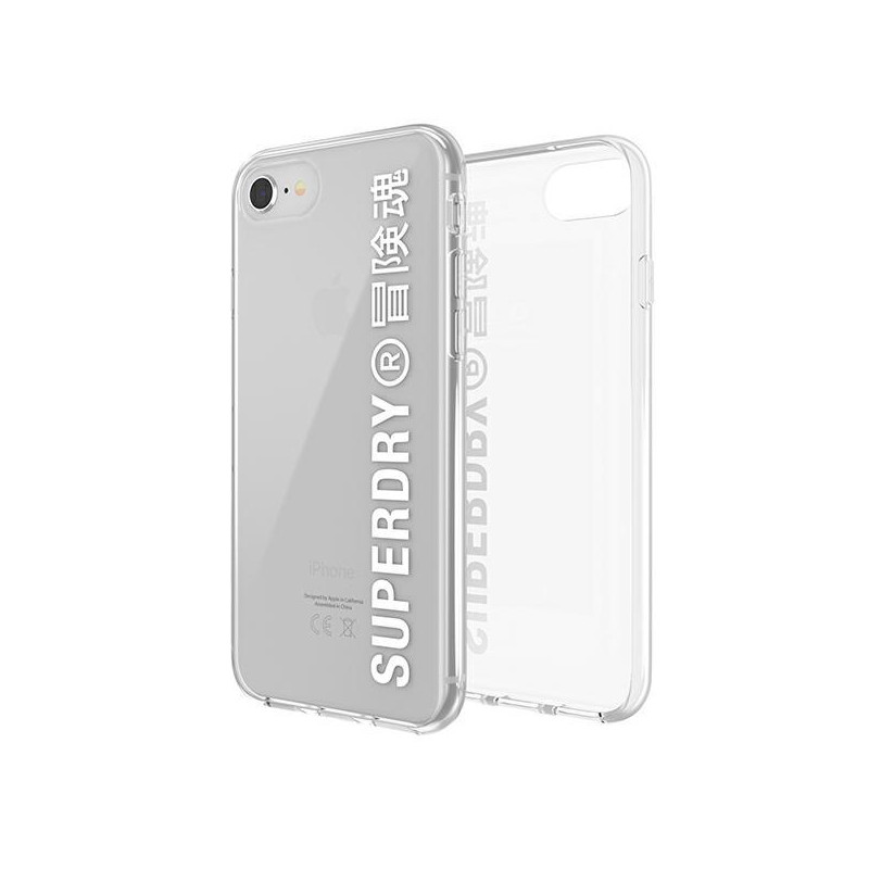 SuperDry Snap dėklas, skirtas iPhone 6 / 6S / 7 / 8 / SE 2020 / SE 2022 - baltas