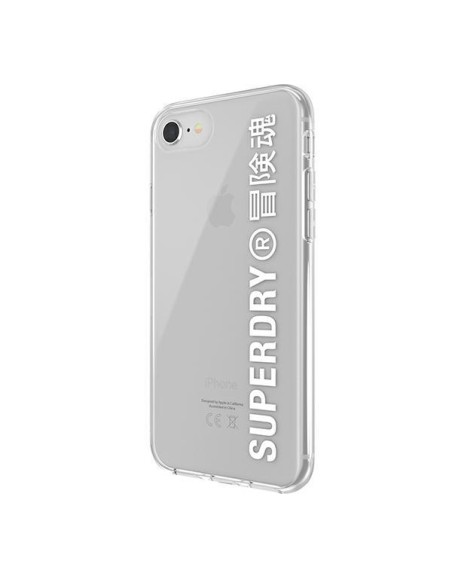 SuperDry Snap dėklas, skirtas iPhone 6 / 6S / 7 / 8 / SE 2020 / SE 2022 - baltas SuperDry Snap dėklas, skirtas iPhone 6 / 6S / 7 / 8 / SE 2020 / SE 2022 - baltas