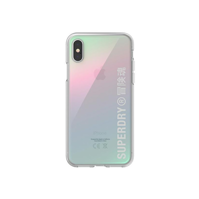 SuperDry Snap dėklas, skirtas iPhone X / Xs - vaivorykštis