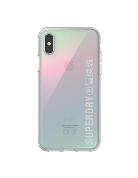 SuperDry Snap dėklas, skirtas iPhone X / Xs - vaivorykštis SuperDry Snap dėklas, skirtas iPhone X / Xs - vaivorykštis