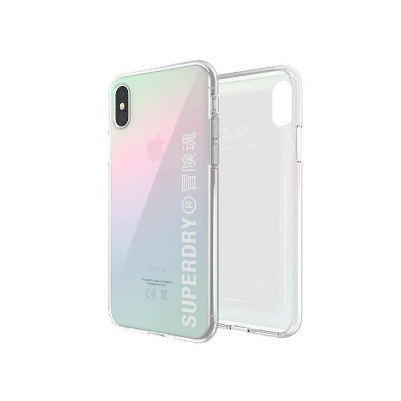 SuperDry Snap dėklas, skirtas iPhone X / Xs - vaivorykštis