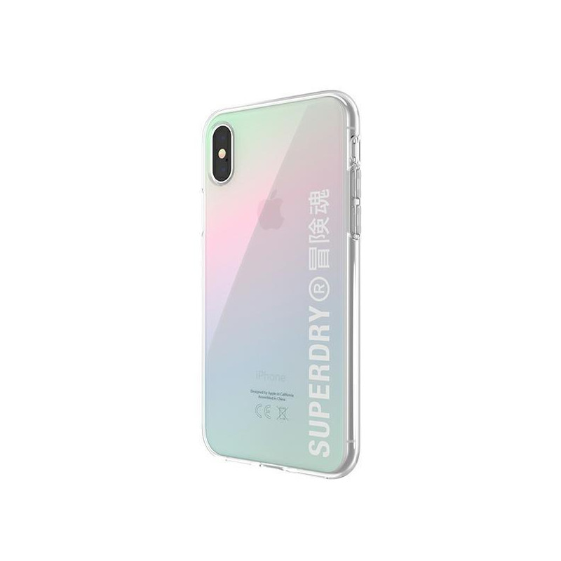 SuperDry Snap dėklas, skirtas iPhone X / Xs - vaivorykštis