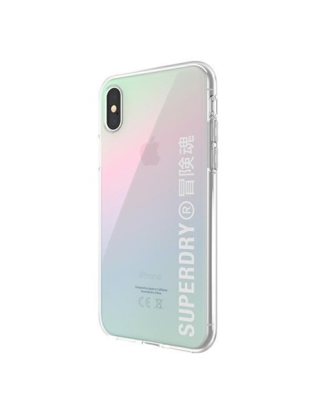 SuperDry Snap dėklas, skirtas iPhone X / Xs - vaivorykštis SuperDry Snap dėklas, skirtas iPhone X / Xs - vaivorykštis