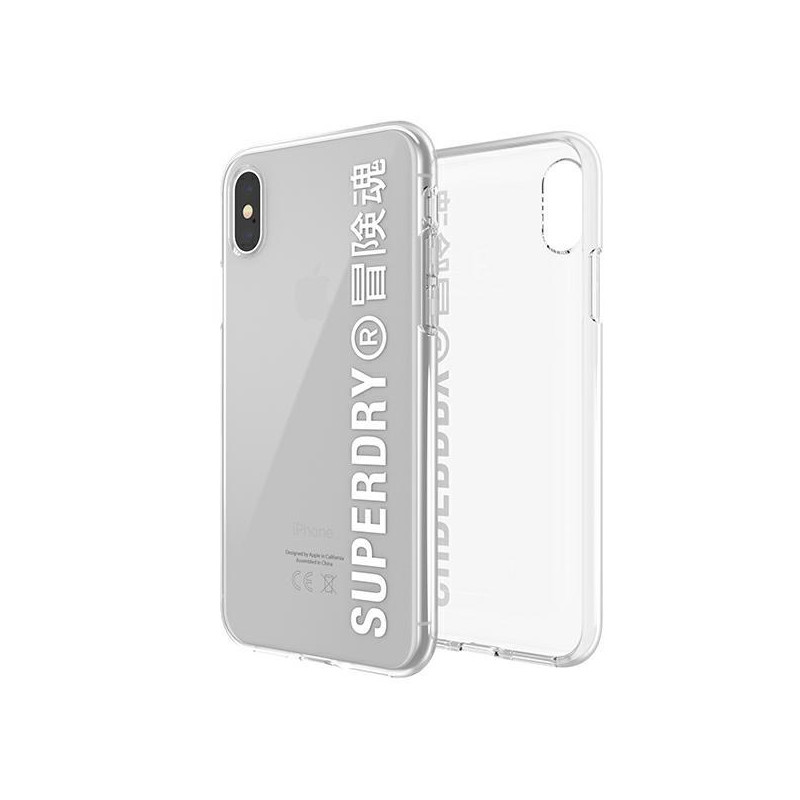 SuperDry Snap dėklas, skirtas iPhone X / Xs - baltas