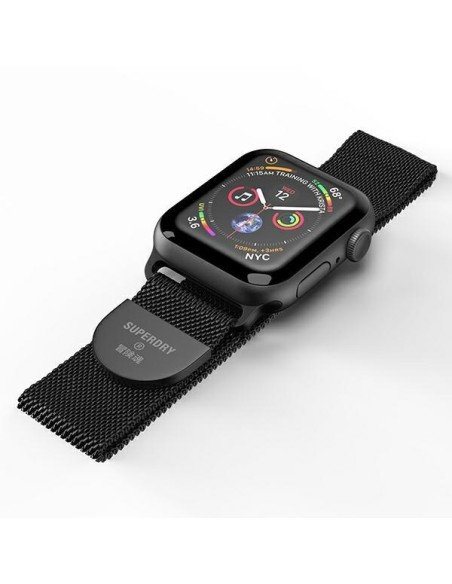„SuperDry“ laikrodžio juostos grandinėlė, skirta „Apple Watch“ 4/ 5/ 6/ 7/ 8/ SE/ SE2 38/ 40/ 41 mm – juoda „SuperDry“ laikrodžio juostos grandinėlė, skirta „Apple Watch“ 4/ 5/ 6/ 7/ 8/ SE/ SE2 38/ 40/ 41 mm – juoda
