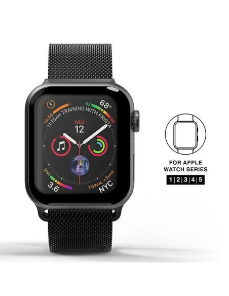 „SuperDry“ laikrodžio juostos grandinėlė, skirta „Apple Watch“ 4/ 5/ 6/ 7/ 8/ SE/ SE2 38/ 40/ 41 mm – juoda „SuperDry“ laikrodžio juostos grandinėlė, skirta „Apple Watch“ 4/ 5/ 6/ 7/ 8/ SE/ SE2 38/ 40/ 41 mm – juoda