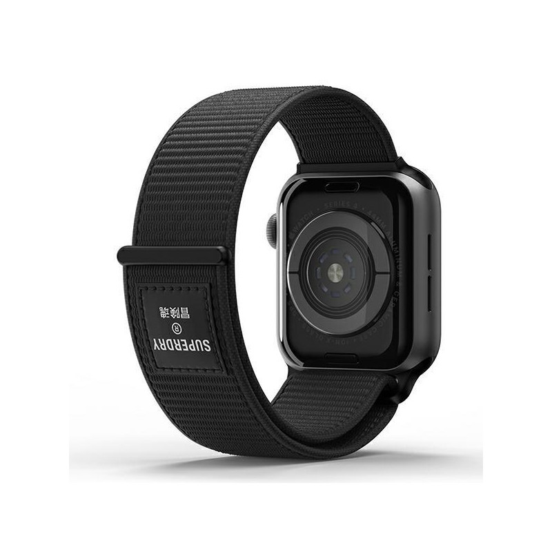 „SuperDry“ laikrodžio apyrankė su nailoniniu pynimo dirželiu, skirta „Apple Watch“ 4/ 5/ 6/ 7/ 8/ SE/ SE2 38/ 40/ 41 mm ...