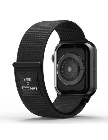 „SuperDry“ laikrodžio apyrankė su nailoniniu pynimo dirželiu, skirta „Apple Watch“ 4/ 5/ 6/ 7/ 8/ SE/ SE2 38/ 40/ 41 mm ... „SuperDry“ laikrodžio apyrankė su nailoniniu pynimo dirželiu, skirta „Apple Watch“ 4/ 5/ 6/ 7/ 8/ SE/ SE2 38/ 40/ 41 mm ...