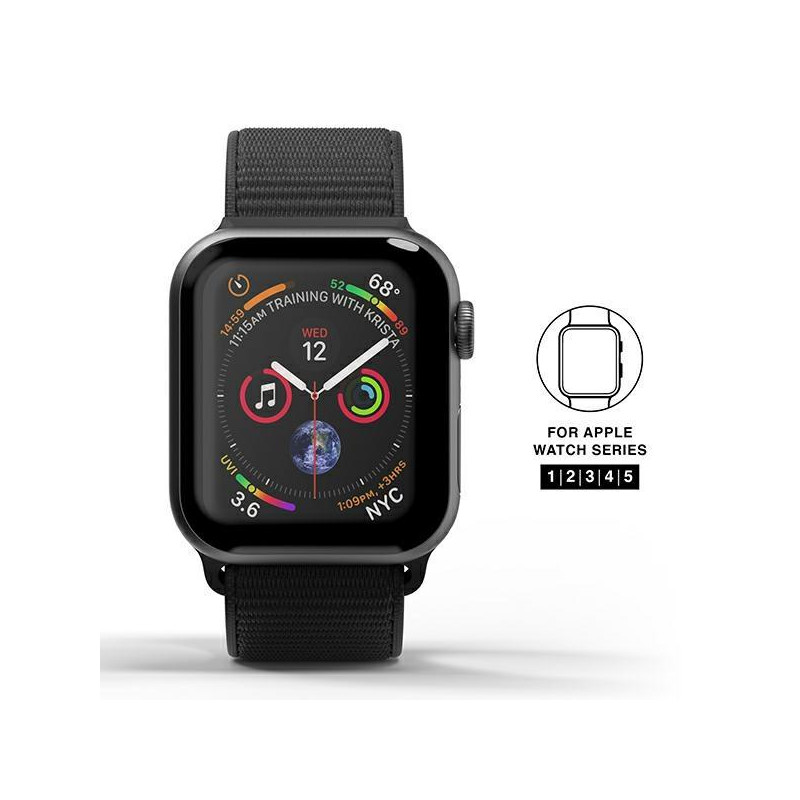 „SuperDry“ laikrodžio apyrankė su nailoniniu pynimo dirželiu, skirta „Apple Watch“ 4/ 5/ 6/ 7/ 8/ SE/ SE2 38/ 40/ 41 mm ...