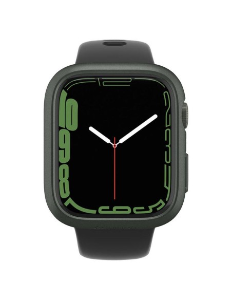 Spigen Thin Fit dėklas Apple Watch 7/ 8 (45 mm) - tamsiai žalias Spigen Thin Fit dėklas Apple Watch 7/ 8 (45 mm) - tamsiai žalias