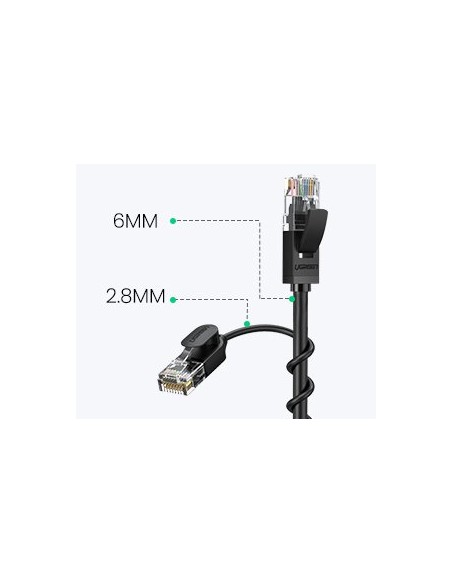 Patchcord kabelio tinklo kabelis Ethernet RJ45 Cat 6A UTP 1000Mbps 5m Patchcord kabelio tinklo kabelis Ethernet RJ45 Cat 6A UTP 1000Mbps 5m