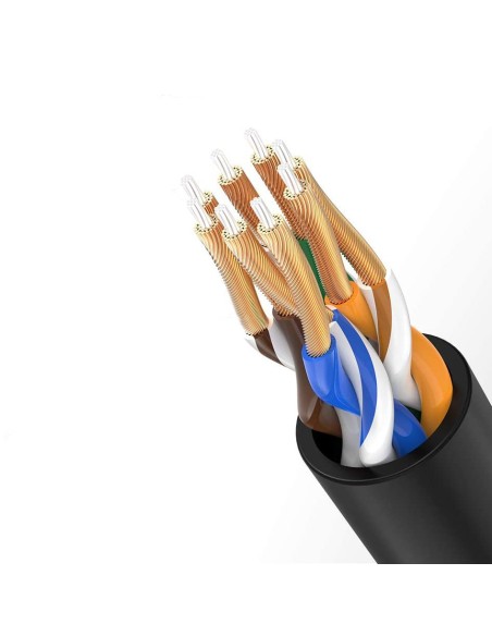 Patchcord kabelio tinklo kabelis Ethernet RJ45 Cat 6A UTP 1000Mbps 5m Patchcord kabelio tinklo kabelis Ethernet RJ45 Cat 6A UTP 1000Mbps 5m