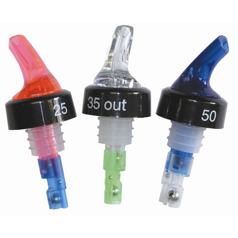 Piltuvo dozatorius su kamuoliuku ir oro išleidimo anga 25 ml buteliams - Hendi 599006