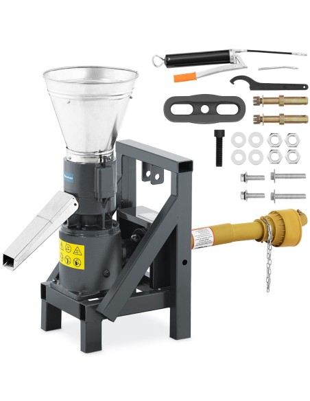 Granulių mašina pjuvenų padavimo granulių mašina skirta traktoriui 120 kg/h sk. 150 mm