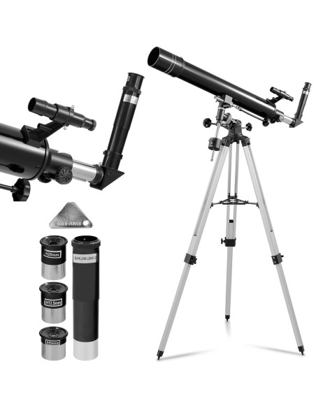 Astronominis refraktorinis teleskopas, skirtas 900 mm skersmens planetų mėnulio stebėjimui. 80 mm Astronominis refraktorinis teleskopas, skirtas 900 mm skersmens planetų mėnulio stebėjimui. 80 mm