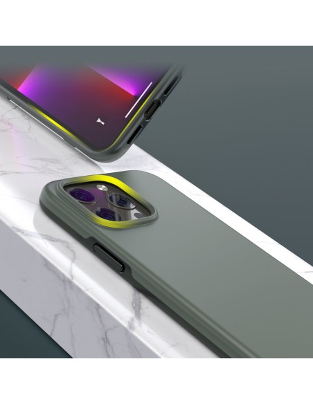 Dėklas iPhone 13 Pro MFM Nuo kritimo dėklas žalias Dėklas iPhone 13 Pro MFM Nuo kritimo dėklas žalias