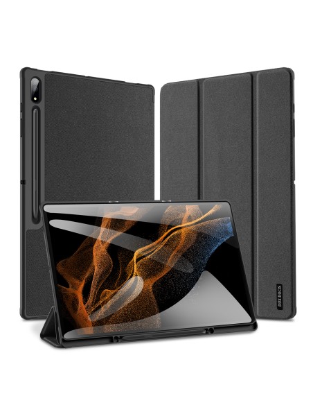 DUX DUCIS Domo sulankstomas dangtelis planšetinio kompiuterio dėklas su Smart Sleep funkcijos stovu, skirtu Samsung Gala...
