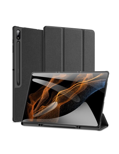 DUX DUCIS Domo sulankstomas dangtelis planšetinio kompiuterio dėklas su Smart Sleep funkcijos stovu, skirtu Samsung Gala...
