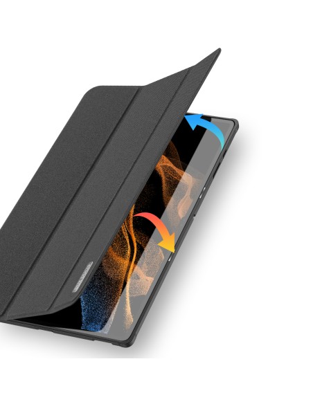 DUX DUCIS Domo sulankstomas dangtelis planšetinio kompiuterio dėklas su Smart Sleep funkcijos stovu, skirtu Samsung Gala...