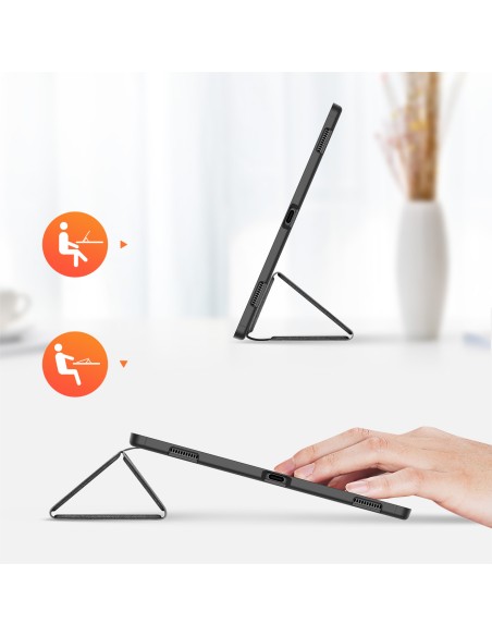 DUX DUCIS Domo sulankstomas dangtelis planšetinio kompiuterio dėklas su Smart Sleep funkcijos stovu, skirtu Samsung Gala...