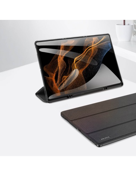 DUX DUCIS Domo sulankstomas dangtelis planšetinio kompiuterio dėklas su Smart Sleep funkcijos stovu, skirtu Samsung Gala...