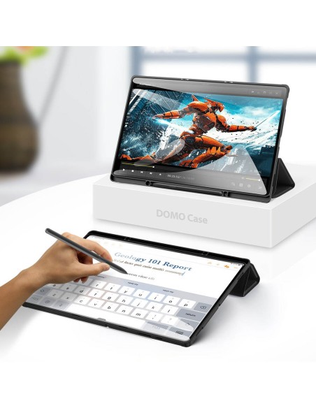 DUX DUCIS Domo sulankstomas dangtelis planšetinio kompiuterio dėklas su Smart Sleep funkcijos stovu, skirtu Samsung Gala...