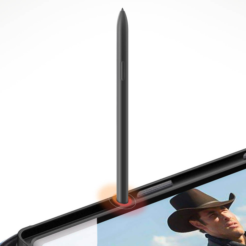 DUX DUCIS Domo sulankstomas dangtelis planšetinio kompiuterio dėklas su Smart Sleep funkcijos stovu, skirtu Samsung Gala...