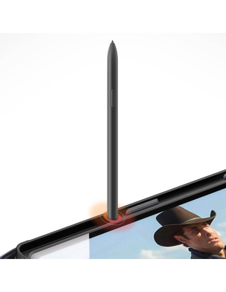 DUX DUCIS Domo sulankstomas dangtelis planšetinio kompiuterio dėklas su Smart Sleep funkcijos stovu, skirtu Samsung Gala...