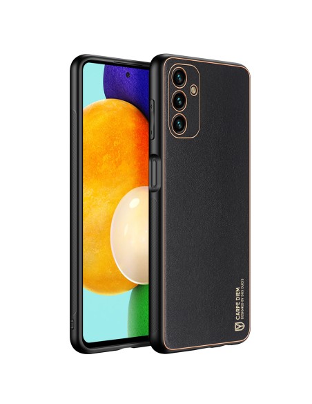 Dux Ducis Yolo elegantiškas dėklas su ekologiškos odos dangteliu, skirtas Samsung Galaxy A13 5G juodas Dux Ducis Yolo elegantiškas dėklas su ekologiškos odos dangteliu, skirtas Samsung Galaxy A13 5G juodas