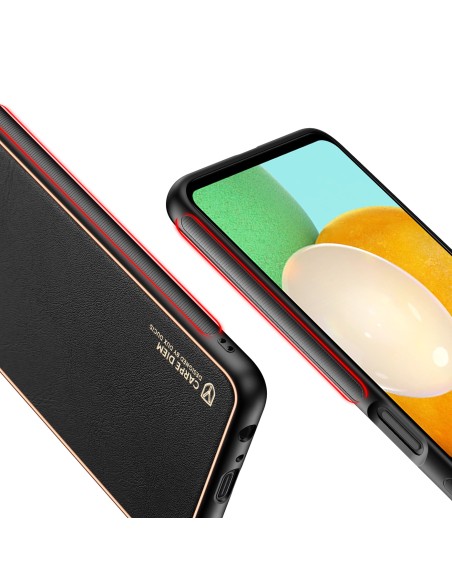 Dux Ducis Yolo elegantiškas dėklas su ekologiškos odos dangteliu, skirtas Samsung Galaxy A13 5G juodas Dux Ducis Yolo elegantiškas dėklas su ekologiškos odos dangteliu, skirtas Samsung Galaxy A13 5G juodas