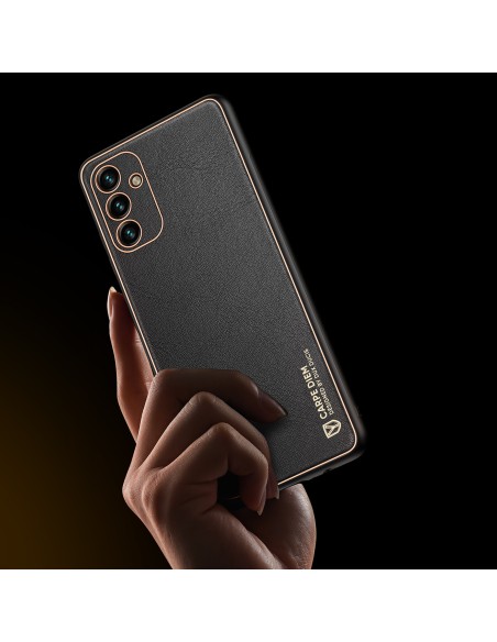 Dux Ducis Yolo elegantiškas dėklas su ekologiškos odos dangteliu, skirtas Samsung Galaxy A13 5G juodas Dux Ducis Yolo elegantiškas dėklas su ekologiškos odos dangteliu, skirtas Samsung Galaxy A13 5G juodas
