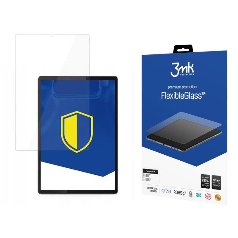 3mk FlexibleGlass™ hibridinis stiklas ant „Lenovo Tab M10 Plus“.