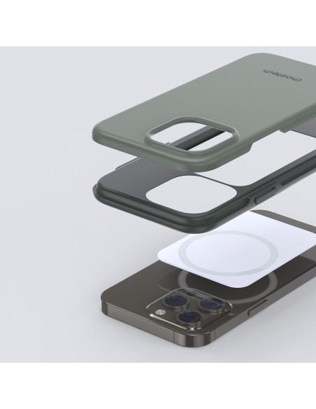 Dėklas iPhone 13 Pro MFM Nuo kritimo dėklas žalias Dėklas iPhone 13 Pro MFM Nuo kritimo dėklas žalias