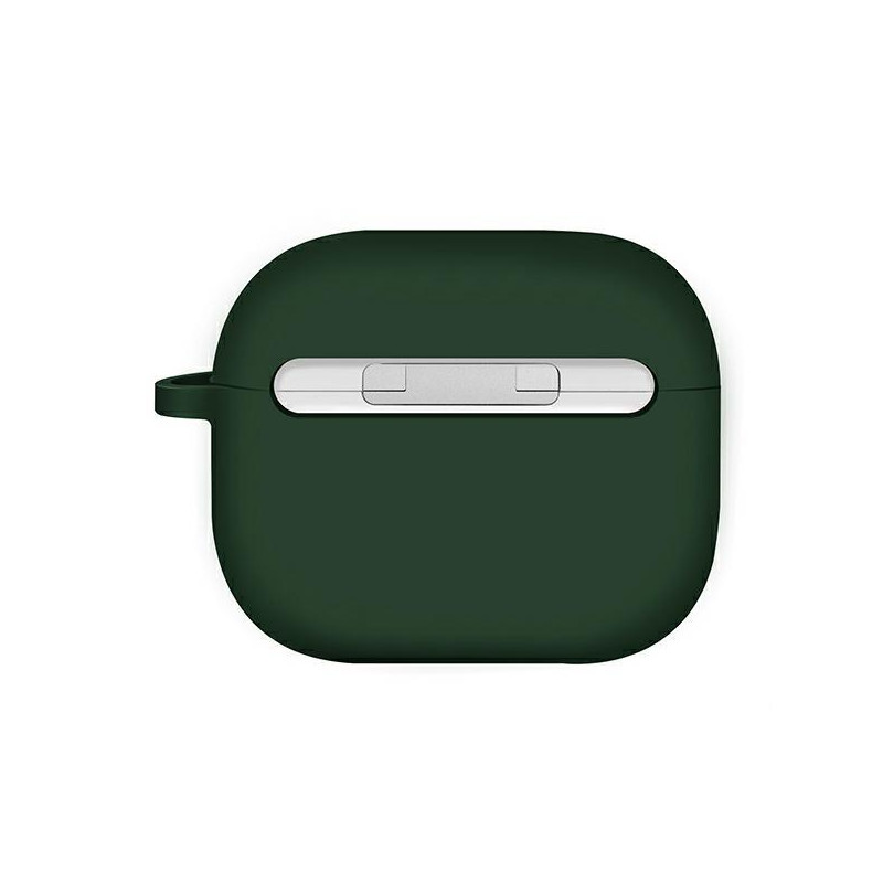Uniq Nexo dėklas, skirtas AirPods 3 + Ear Hooks Silikoninis - žalias