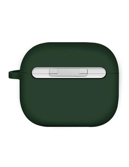 Uniq Nexo dėklas, skirtas AirPods 3 + Ear Hooks Silikoninis - žalias Uniq Nexo dėklas, skirtas AirPods 3 + Ear Hooks Silikoninis - žalias