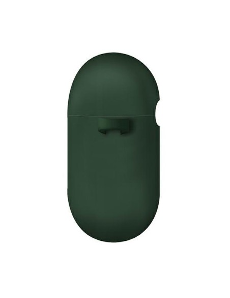 Uniq Nexo dėklas, skirtas AirPods 3 + Ear Hooks Silikoninis - žalias Uniq Nexo dėklas, skirtas AirPods 3 + Ear Hooks Silikoninis - žalias