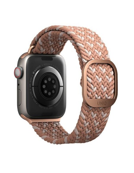 UNIQ Aspen pintas dirželis, skirtas Apple Watch 1/ 2/ 3/ 4/ 5/ 6/ 7/ 8/ SE/ SE2 40/ 38/ 41mm – rožinė UNIQ Aspen pintas dirželis, skirtas Apple Watch 1/ 2/ 3/ 4/ 5/ 6/ 7/ 8/ SE/ SE2 40/ 38/ 41mm – rožinė